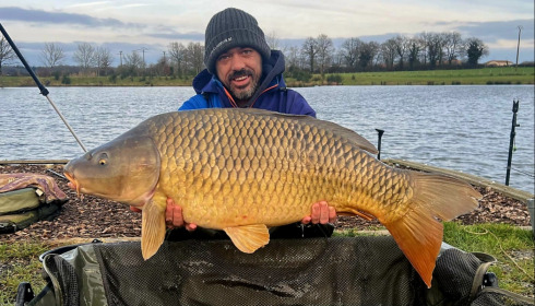 A carp from Heart Lake, Jan 2025
