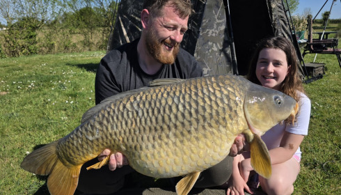 A carp from Heart Lake, May 2026