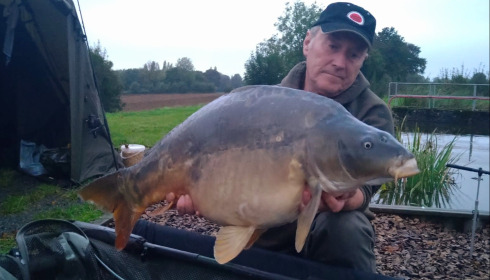 A carp from Heart Lake, Jan 2025