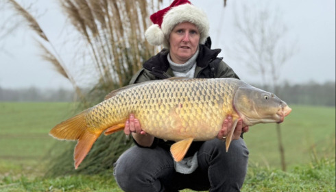 A carp from Heart Lake, Jan 2025