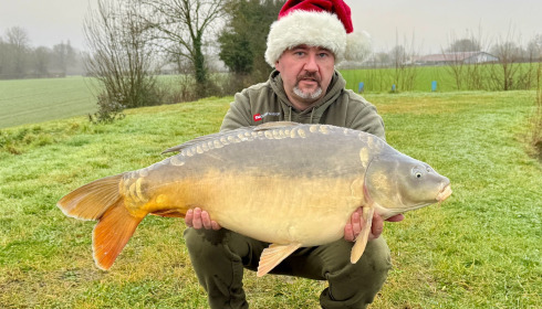 A carp from Heart Lake, Jan 2025