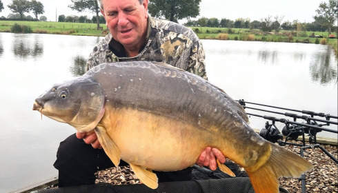 A carp from Heart Lake, Jan 2025