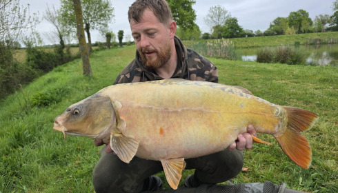A carp from Heart Lake, May 2026