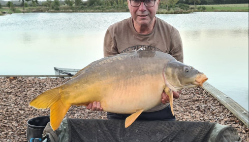 A carp from Heart Lake, Jan 2025