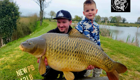 A carp from Heart Lake, May 2026