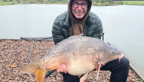 A carp from Heart Lake, Jan 2025