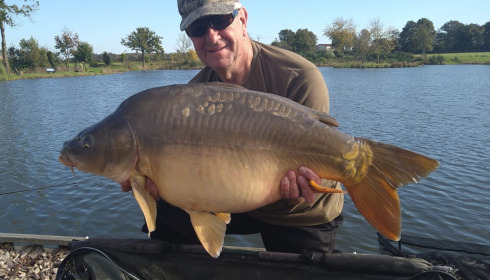 A carp from Heart Lake, Jan 2025