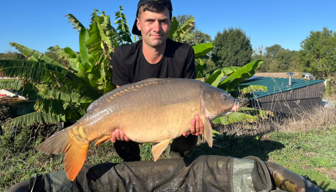 A 38 lb carp from Heart Lake, Mirror, Sep 2026