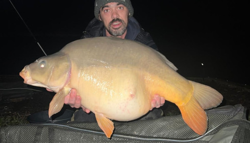 A carp from Heart Lake, Jan 2025