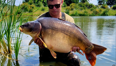 A carp from Heart Lake, Jul 2025
