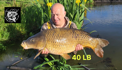 A 40 lb carp from Heart Lake, Jul 2025