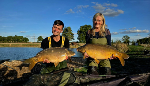 A carp from Heart Lake, Les deux - double bubble 18 and 25lb, Sep 2026