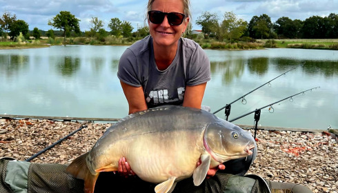 A carp from Heart Lake, Sep 2025