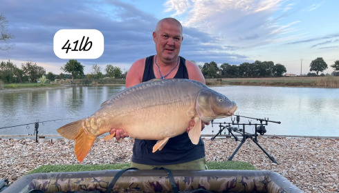 A 41 lb carp from Heart Lake, Sep 2026