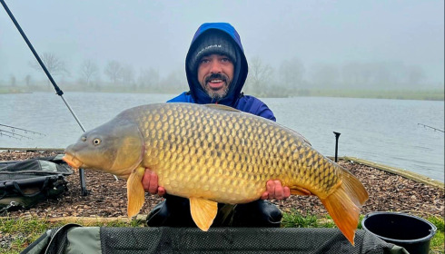 A carp from Heart Lake, Jan 2025