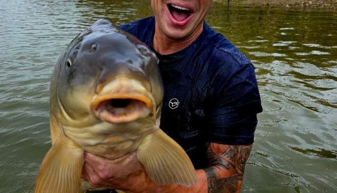 A carp from Heart Lake, Oct 2026