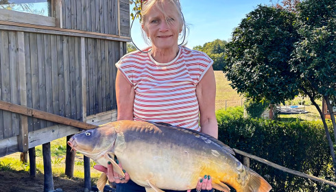 A carp from Heart Lake, Oct 2026