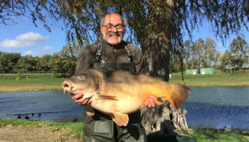 A 48 lb 8 oz carp from Beaurepaire, Richard Sheppard, Oct 2020
