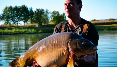 A fish from Beaurepaire, Mirror Carp, Aug 2020