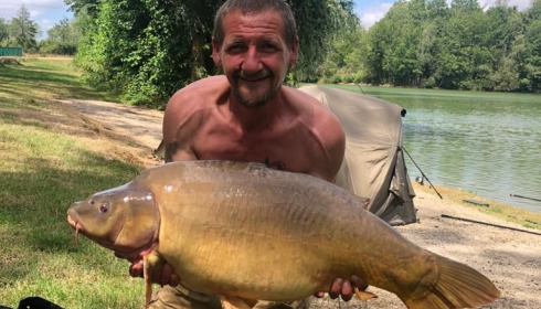 A 32 lb carp from Blue Lake, marc mitchel, Jul 2020