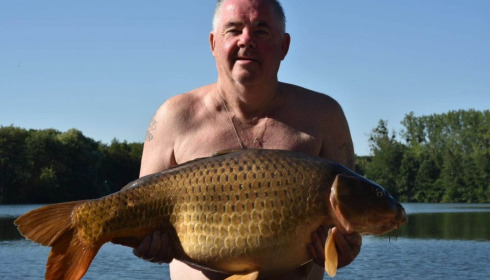 A 34 lb carp from Blue Lake, nathan archer, Jul 2020