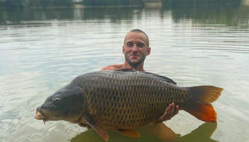 A 45 lb fish from Blue Lake, 45 common, Aug 2020