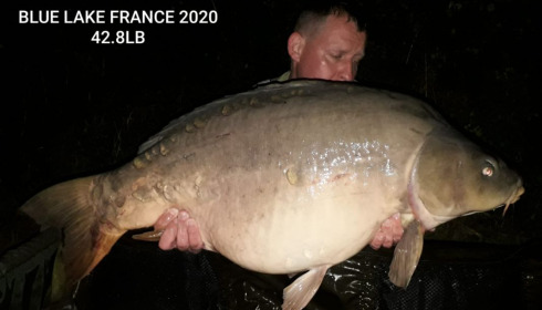 A 42 lb 8 oz carp from Blue Lake, gary Mc bride, Jul 2020