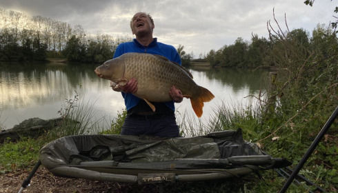 A 49 lb 8 oz fish from Blue Lake, The joy of catching big carp, Oct 2020