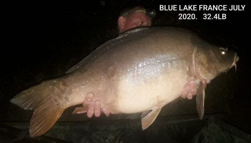 A 32 lb 4 oz carp from Blue Lake, gary Mc bride, Jul 2020