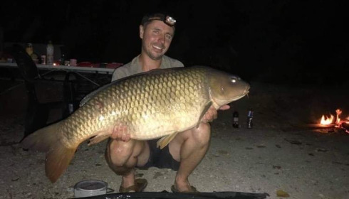 A 41 lb 9 oz carp from Blue Lake, david, Aug 2020