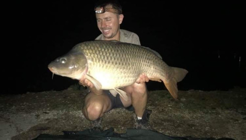 A 35 lb carp from Blue Lake, david, Aug 2020
