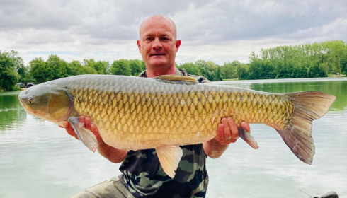 A 42 lb carp from Blue Lake, steven mitchel, Jul 2020