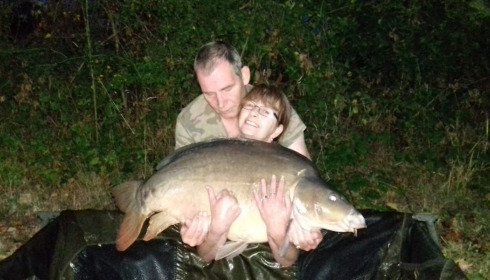 A 44 lb 2 oz carp from Blue Lake, Anthony Sweeney, Aug 2020