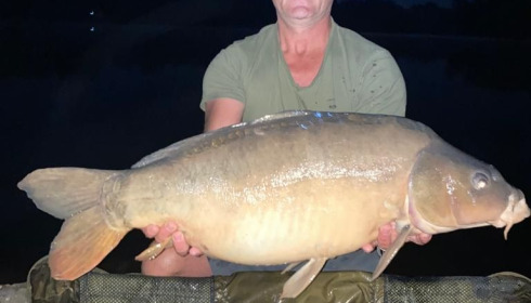 A 36 lb carp from Blue Lake, steven mitchel, Jul 2020