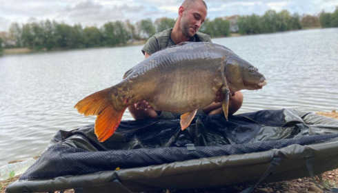 A 40 lb 8 oz fish from Blue Lake, 40ibs Mirror, Aug 2020