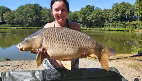 A carp from Cailleaux, giran, Jul 2020