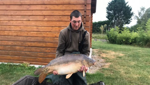 A 32 lb 3 oz carp from Deux Iles, Paul Lewis, Jul 2020