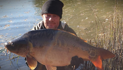 A carp from Evaro, Dec 2020