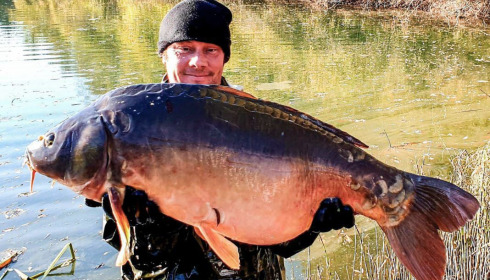 A carp from Evaro, Dec 2020