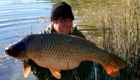 A carp from Evaro, Dec 2020