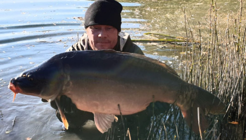 A carp from Evaro, Dec 2020
