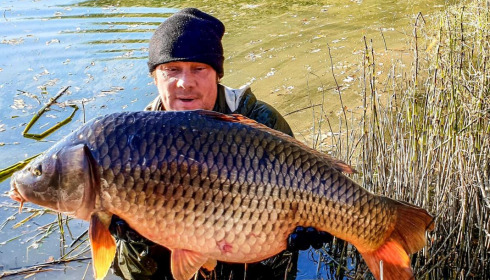A carp from Evaro, Dec 2020