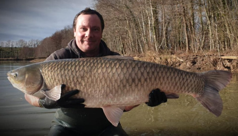 A grass carp from Jonchery 8, Feb 2021