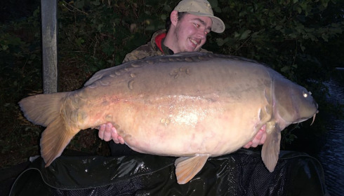A 51 lb 6 oz fish from La Fonte, Swim 1 (left) biggest capture, Oct 2020