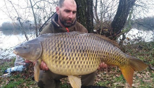 A 45 lb carp from Laroussi, Feb 2021