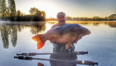 A 41 lb carp from Laroussi, James Winnington, Aug 2020