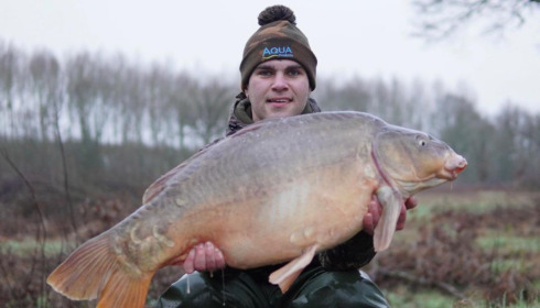 A 34 lb carp from Laroussi, Feb 2021