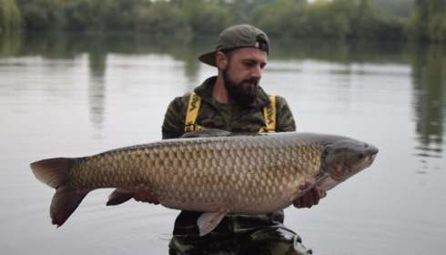 A 50 lb 4 oz fish from Laroussi, Grass carp, Jul 2020