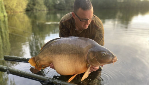 A 49 lb 12 oz carp from Laroussi, Jul 2020