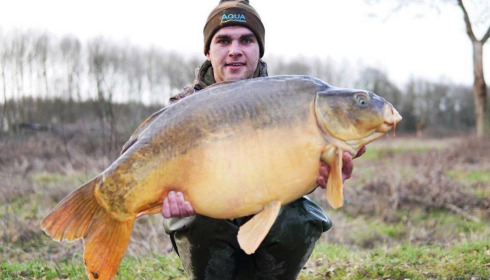 A 46 lb carp from Laroussi, Feb 2021